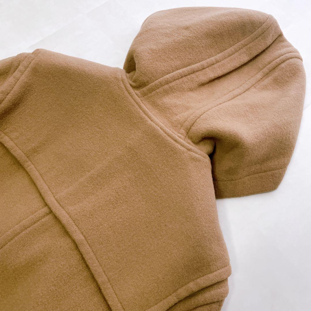 美品✨バーバリーブルーレーベル ノバチェック ダッフルコート キャメル 38 M