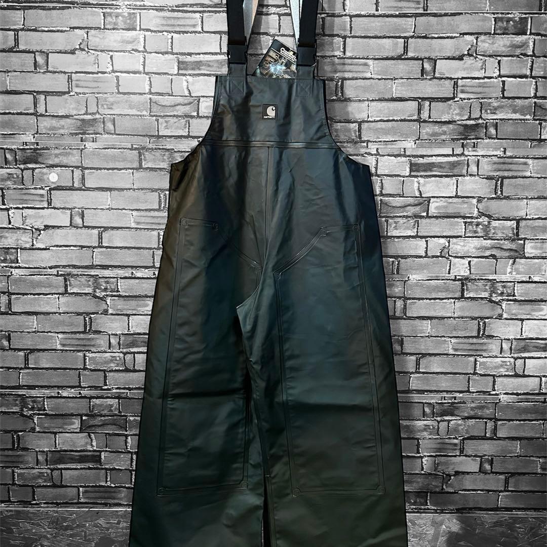 アキ　オーバーオール　ダブルニー　レインウェア　carhartt PVC