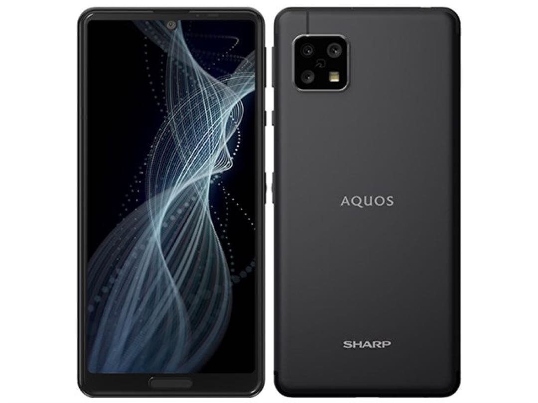 （SIMフリー）SHARP AQUOS SENSE4 ブラック 本体＋付属品