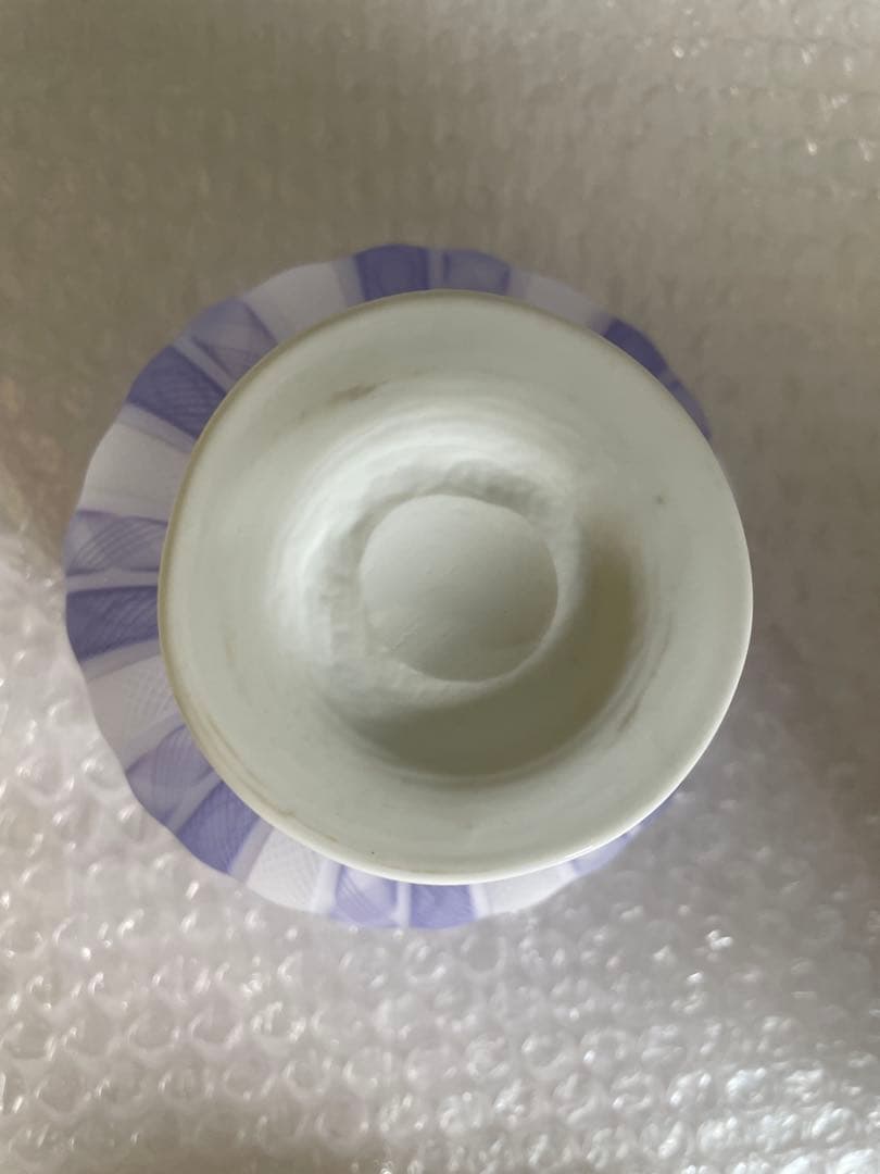 藤田喬平 手吹 ヴェニス 台钵・グラス 文化勲章受章 パープル