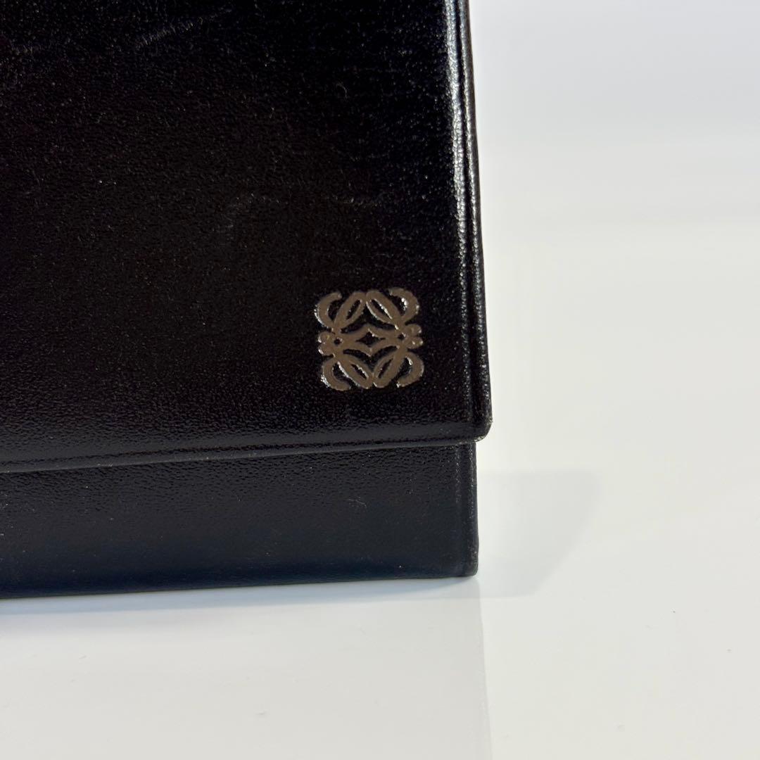 美品 LOEWE ロエベ アナグラム ケース 小銭入れ ミニ財布 レザー