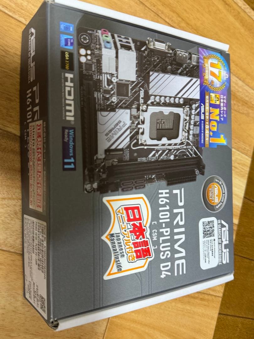 i5-14600KF & ASUS H610I-PLUS D4 ジャンク品