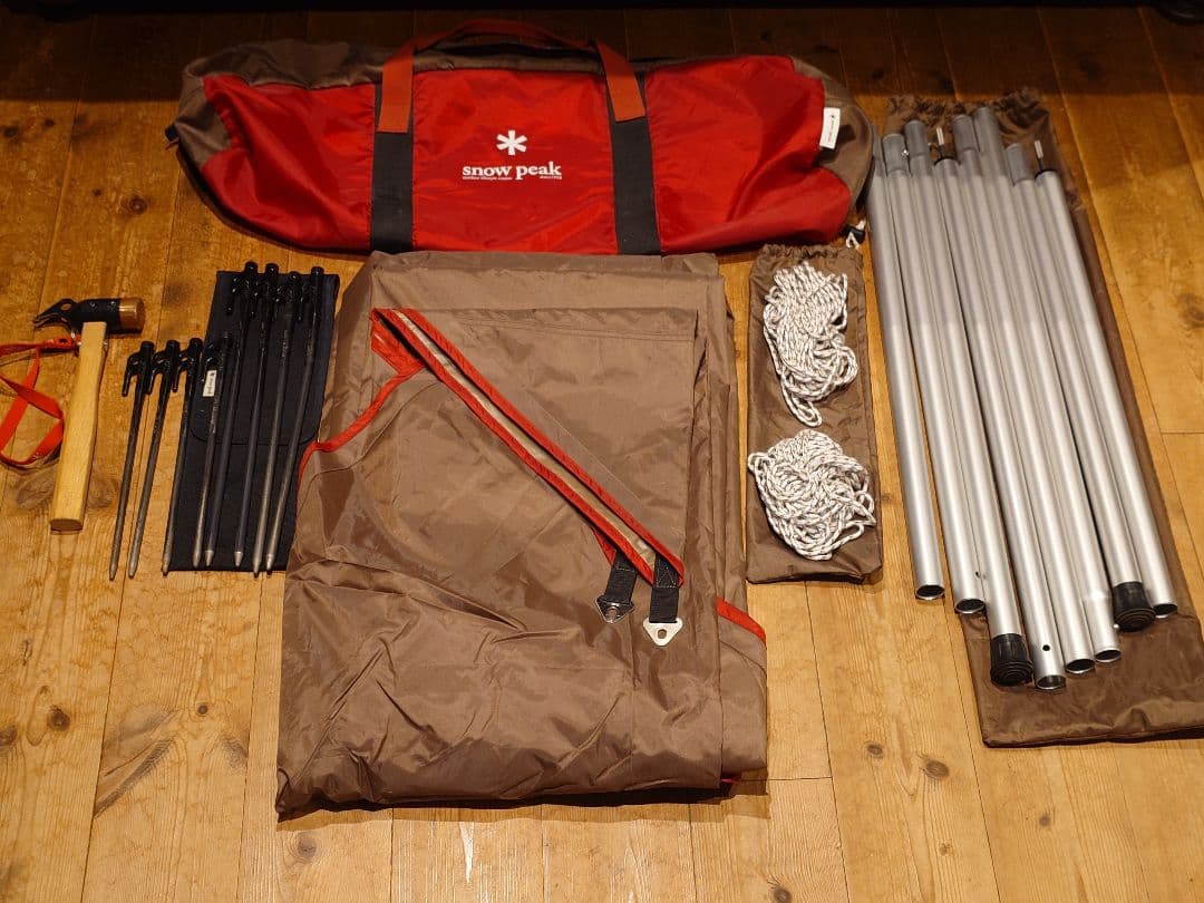 スノーピーク HDタープ シールド ヘキサ(L) Proセット ハンマー付