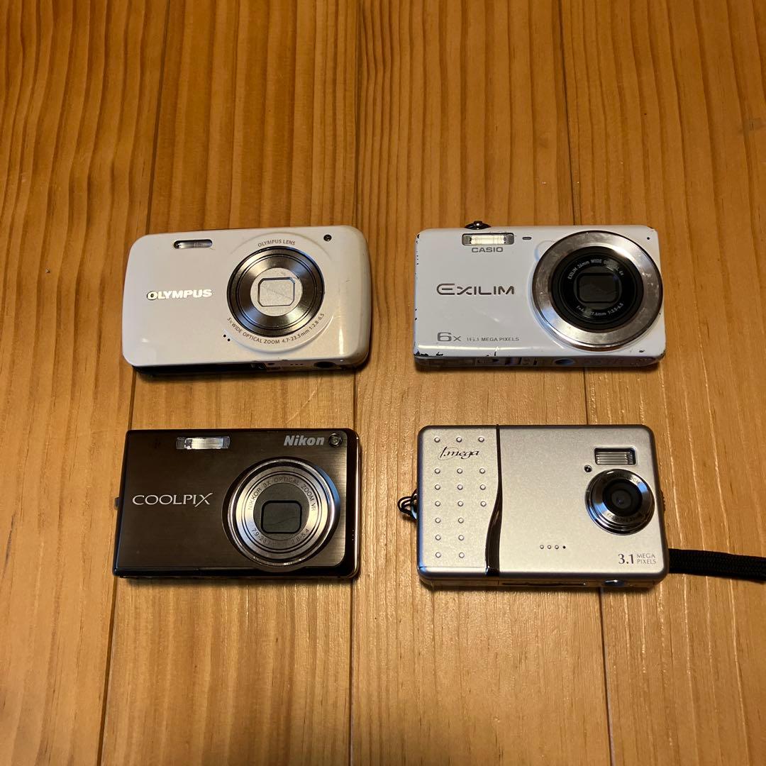 デジタルカメラ4台まとめ売り、ジャンク品