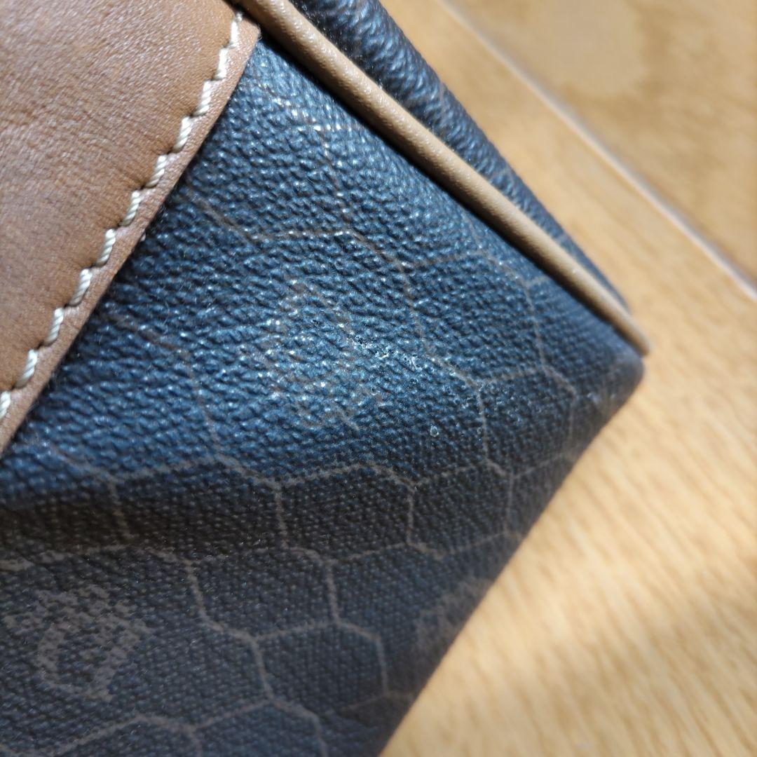 Christian Dior ボストンバッグ 中型 美品　ハニカム柄