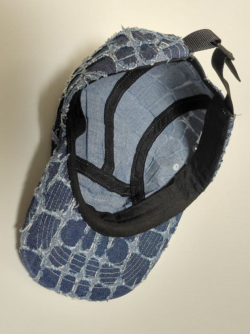 【極美品】 Supreme　Frayed　Croc　Denim　Camp　Cap
