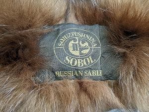 202 SOBOL　ロシアンセーブル　フルスキン　ティペット　マフラー　毛皮