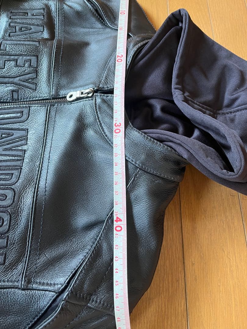【未使用】Harley-Davidson本革ライダースジャケット(インナー付属)