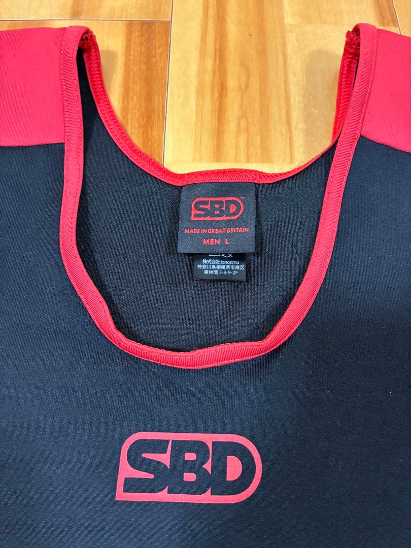 SBD パワーリフティングシングレット Tシャツ　リストラップ　3点セット