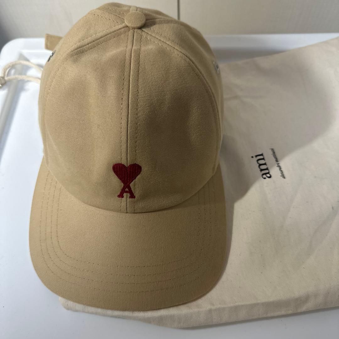 AMI PARIS アミパリス 帽子 キャップ 正規品 ベージュ