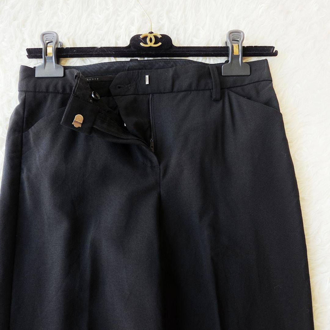美品✨セオリー　テーラード　1B　パンツスーツ　セットアップ　ストレッチ　黒　S