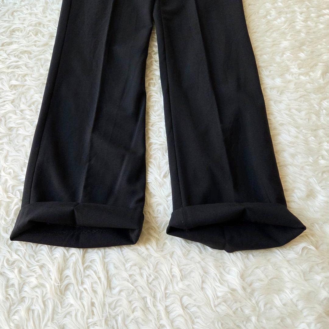 美品✨セオリー　テーラード　1B　パンツスーツ　セットアップ　ストレッチ　黒　S