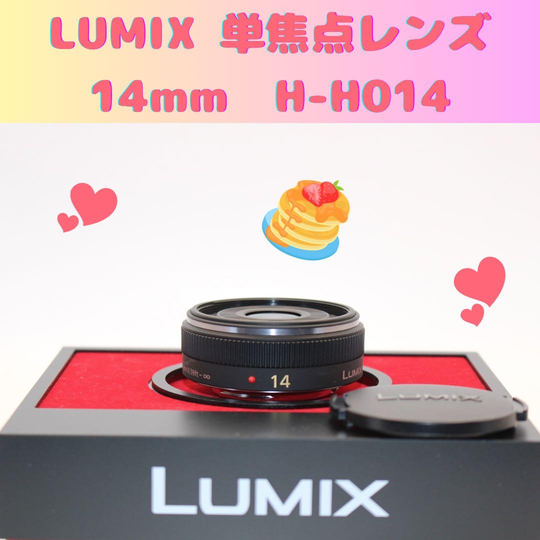 ★大人気カラー★ LUMIX 14mm 単焦点レンズ　H-H014 パンケーキ
