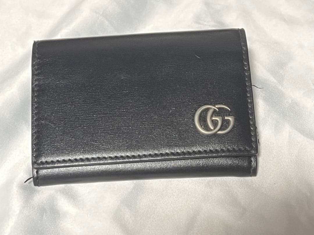 GUCCI GGマーモント カードケース 名刺入れ Black