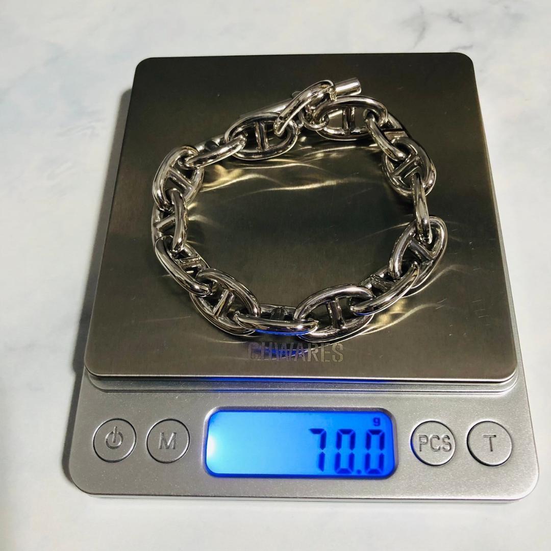 シルバー925 silver アンカーチェーン メンズ　6-6　16022