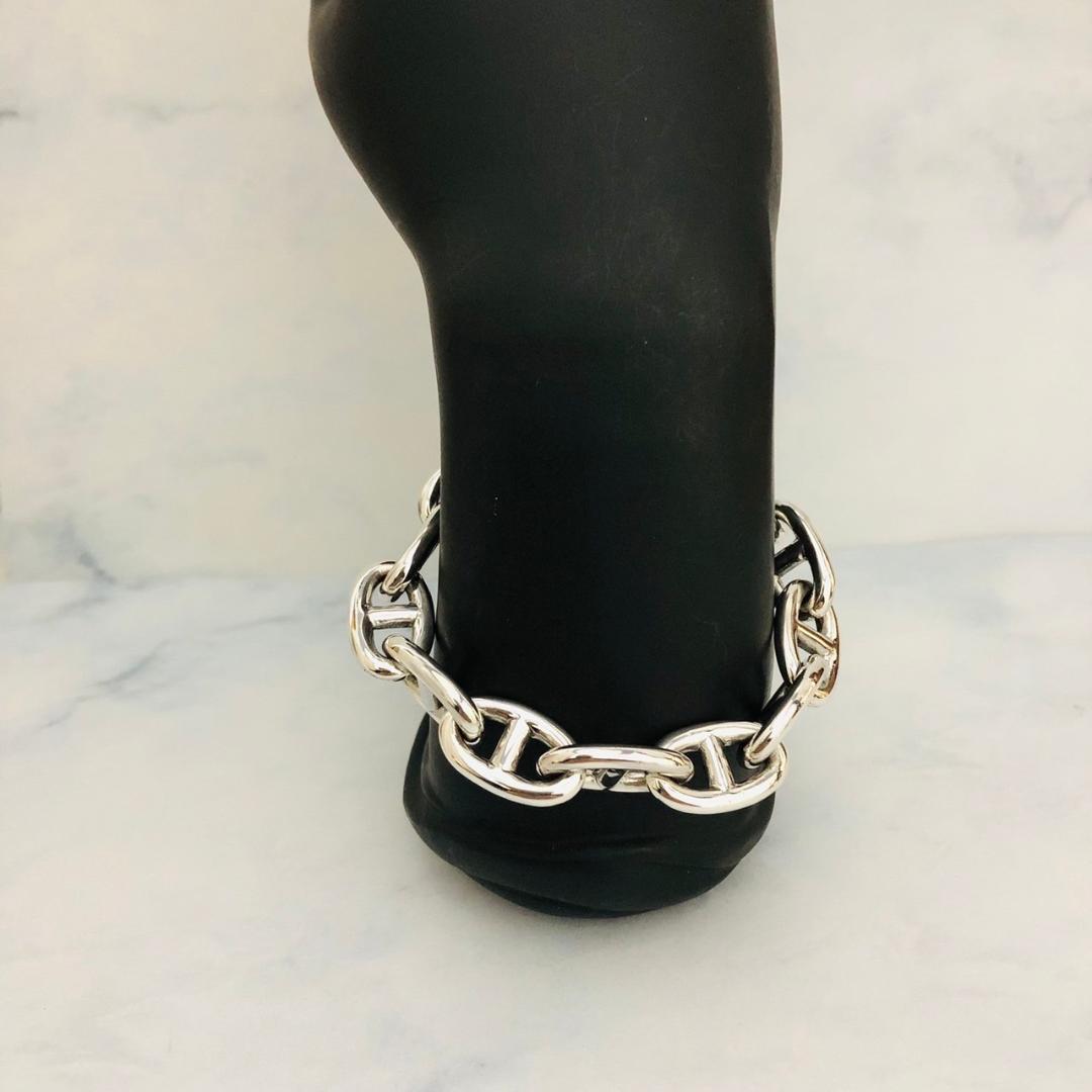 シルバー925 silver アンカーチェーン メンズ　6-6　16022