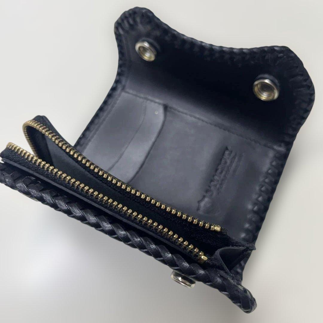S’FACTORY レザー ブラック ミニ財布 未使用品