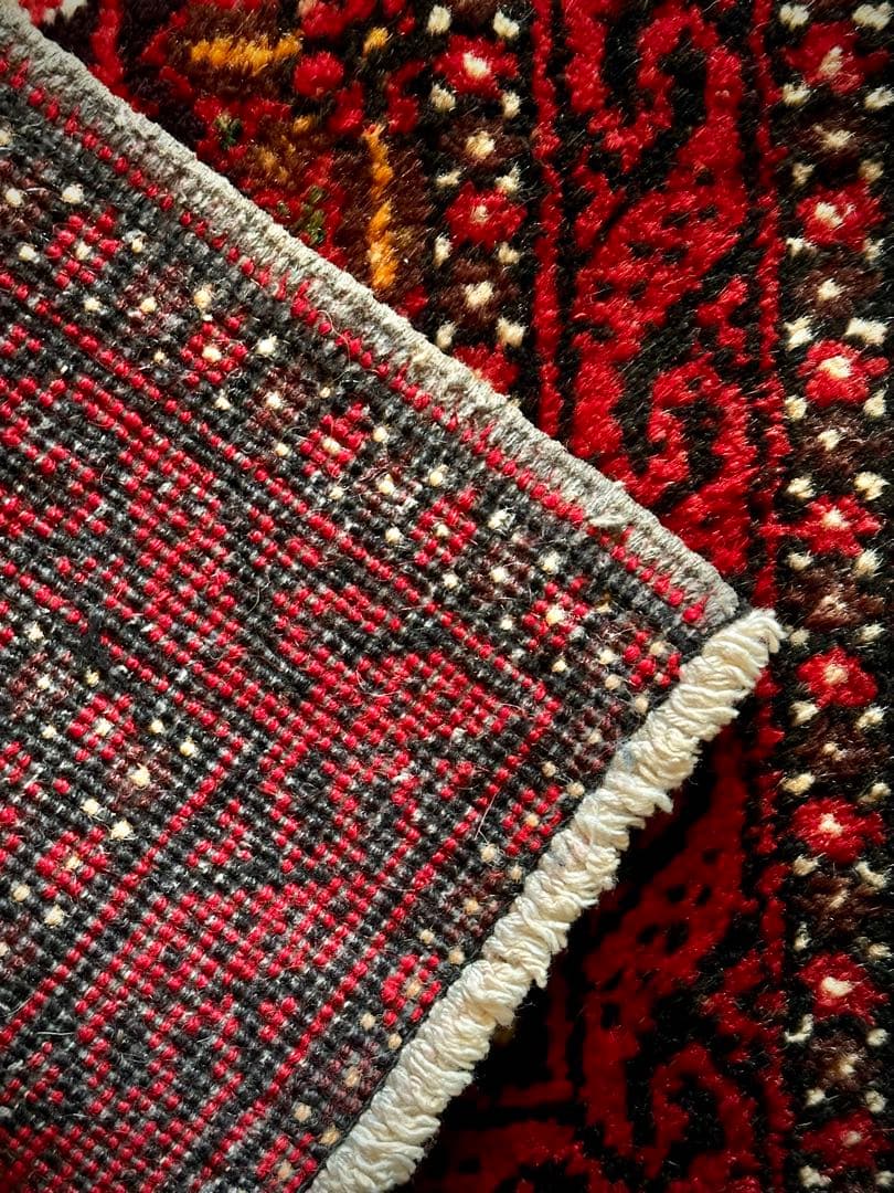 トライバルラグ　ヴィンテージラグ　ミニラグ　バルーチ族　プリミティブアート　美品