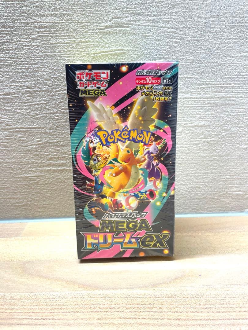 ポケモンカードゲーム メガドリームex ボックス売り　シュリンク付！　未開封品