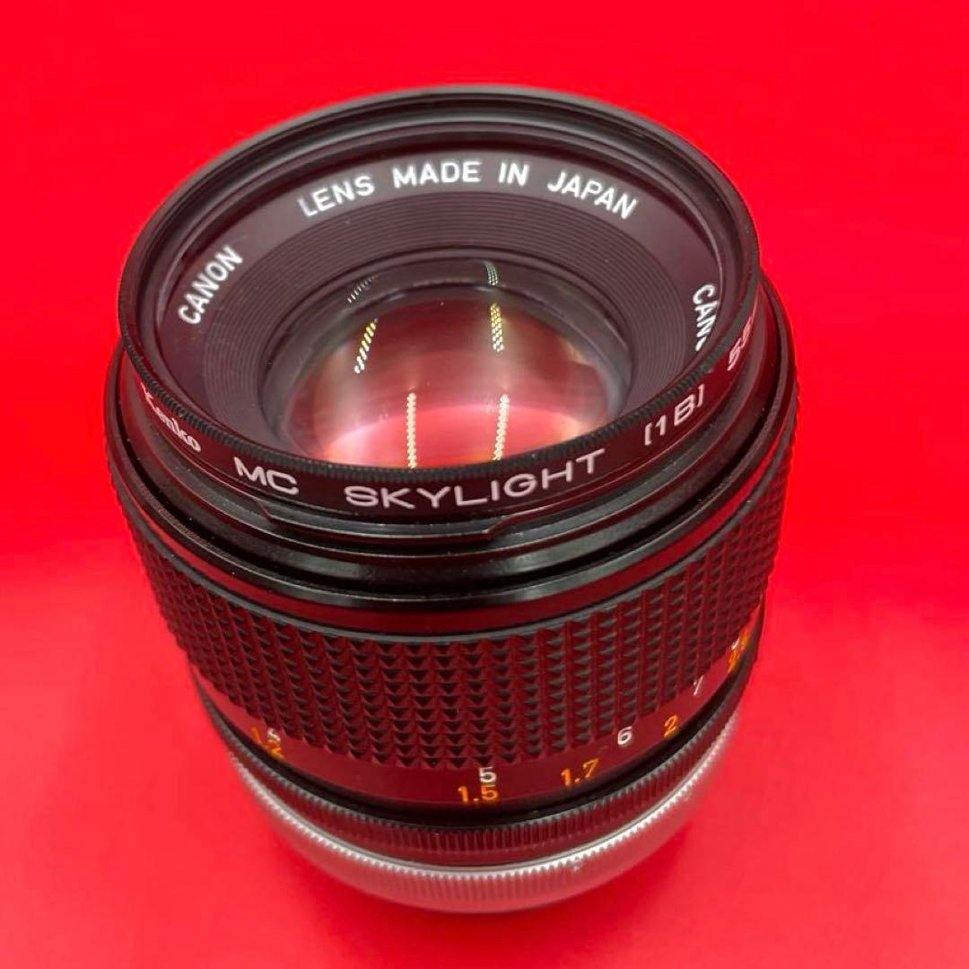 【美品】Canon FD 100mm f/2.8 S.S.C. 単焦点レンズ