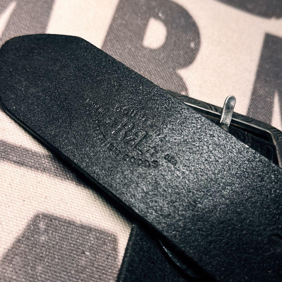 RRL 型押しレザーベルト 36号