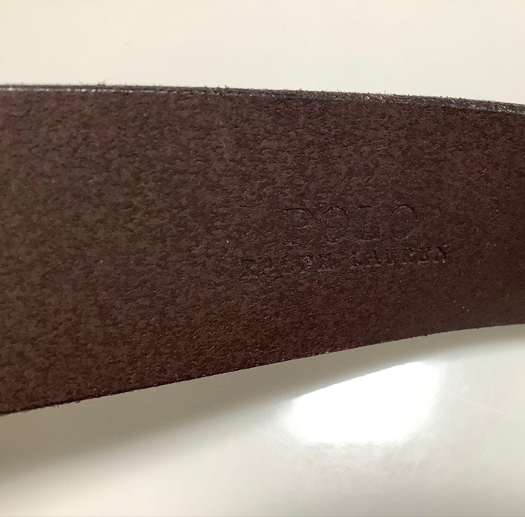 【新品未使用タグ付き】ポロラルフローレン　ベア　ベルト　茶色