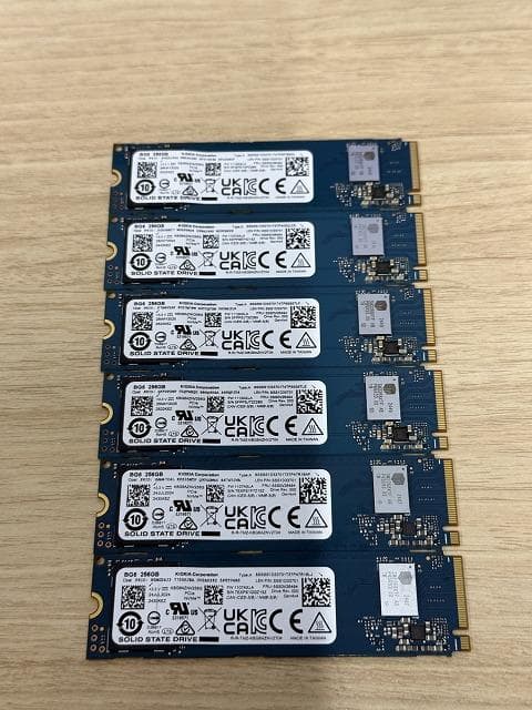 Ⅰ*Ⅸ様 【新品同様6個セット】KIOXIA KBG6AZNV256G SSD