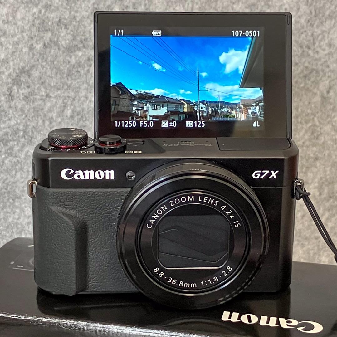 珠玉のCanonコンパクトデジタルカメラ PowerShot G7X MkⅡ