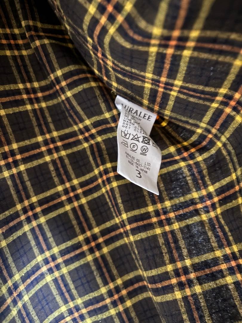 AURALLE チェック柄シャツ サイズ3