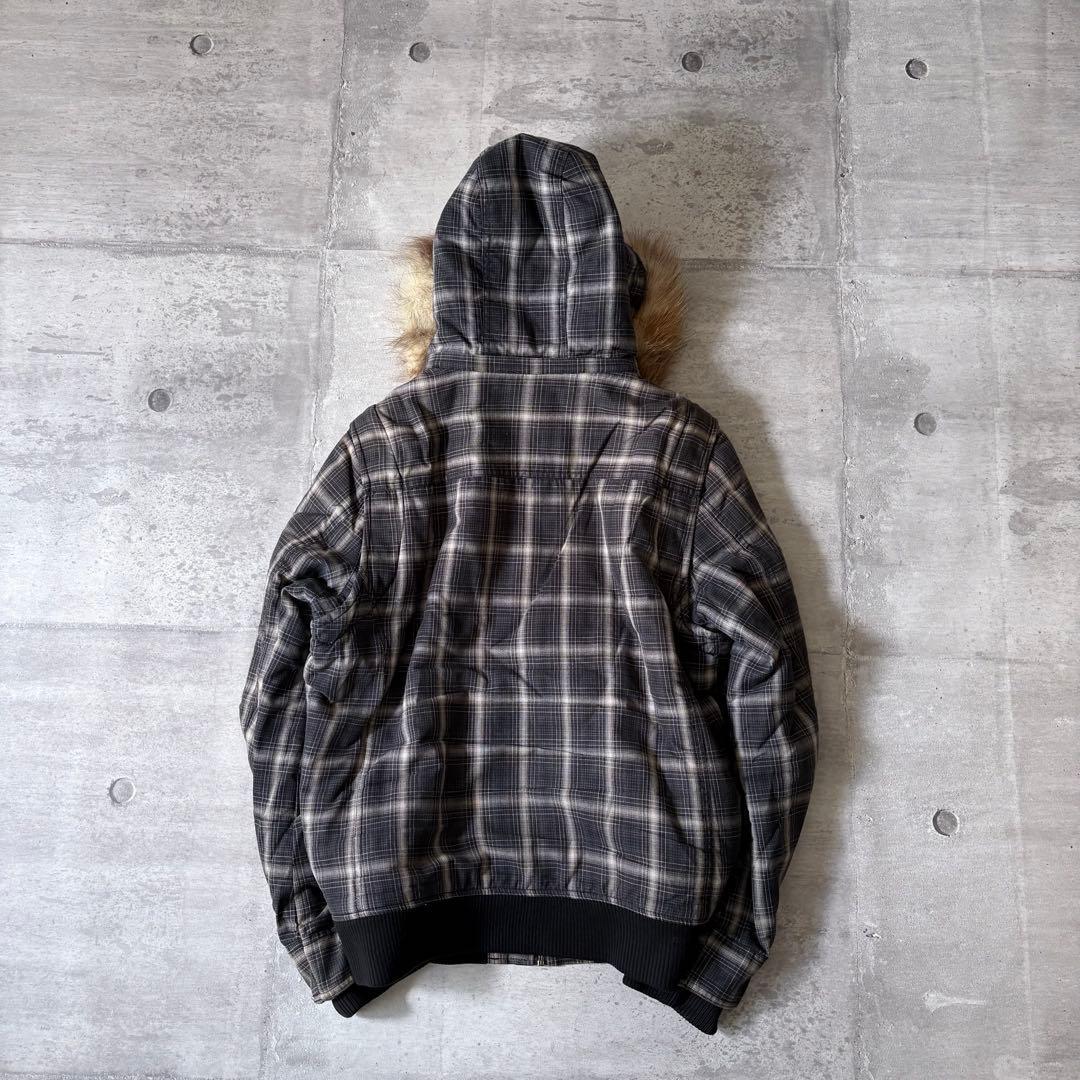 ジャケット・アウター 00s archive ombre check far blouson y2k