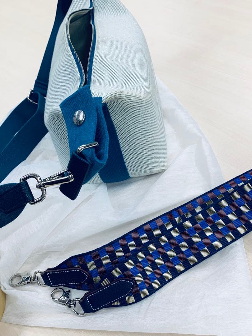 ショルダーストラップ2本アタッチメントのみ!!HERMES ブリッドアブラック