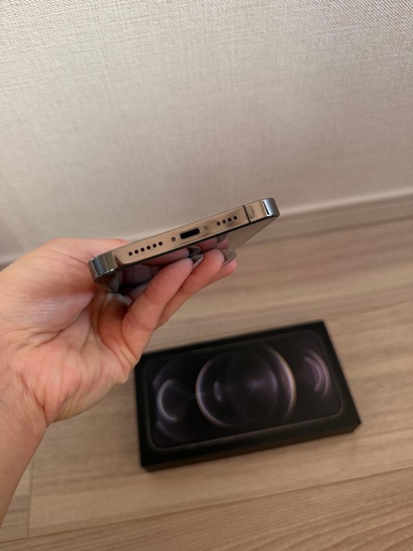 iPhone12ProMax 128GB パシフィックブルー　超美品SIMフリー