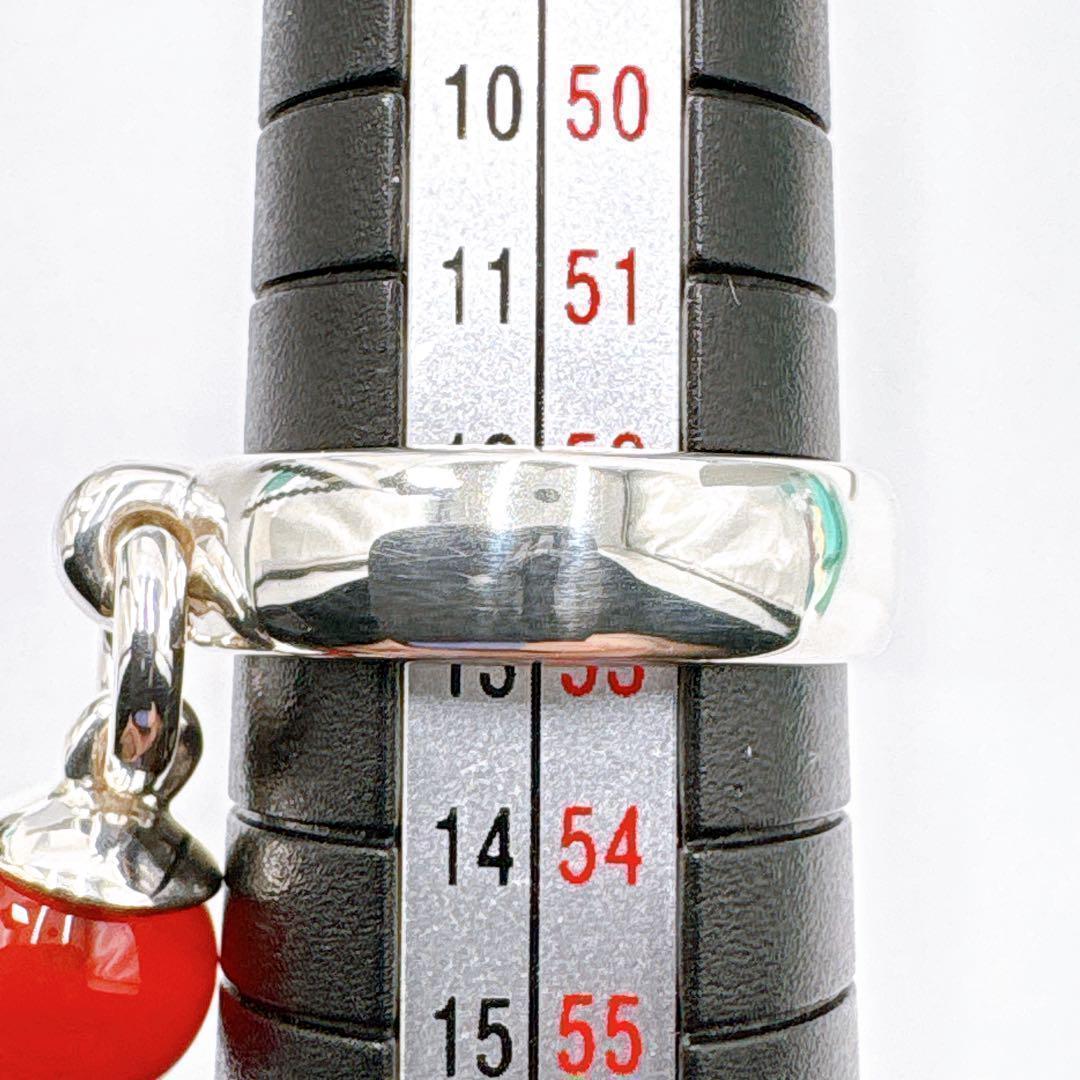 極美品 オールドティファニー ボールダングル リング 12.5号 シルバー925