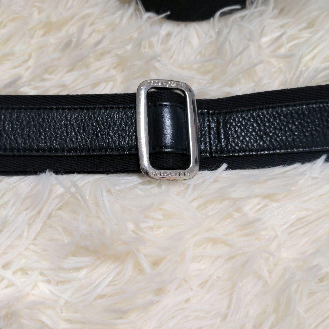 PELLE MORBIDA ペッレモルビダ ショルダーバッグ レザー ネイビー