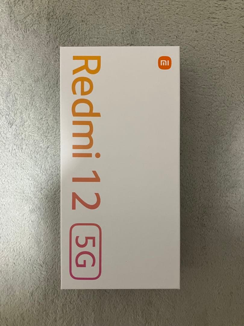 【新品未使用】Redmi 12 5G 128G シルバーSIMフリー