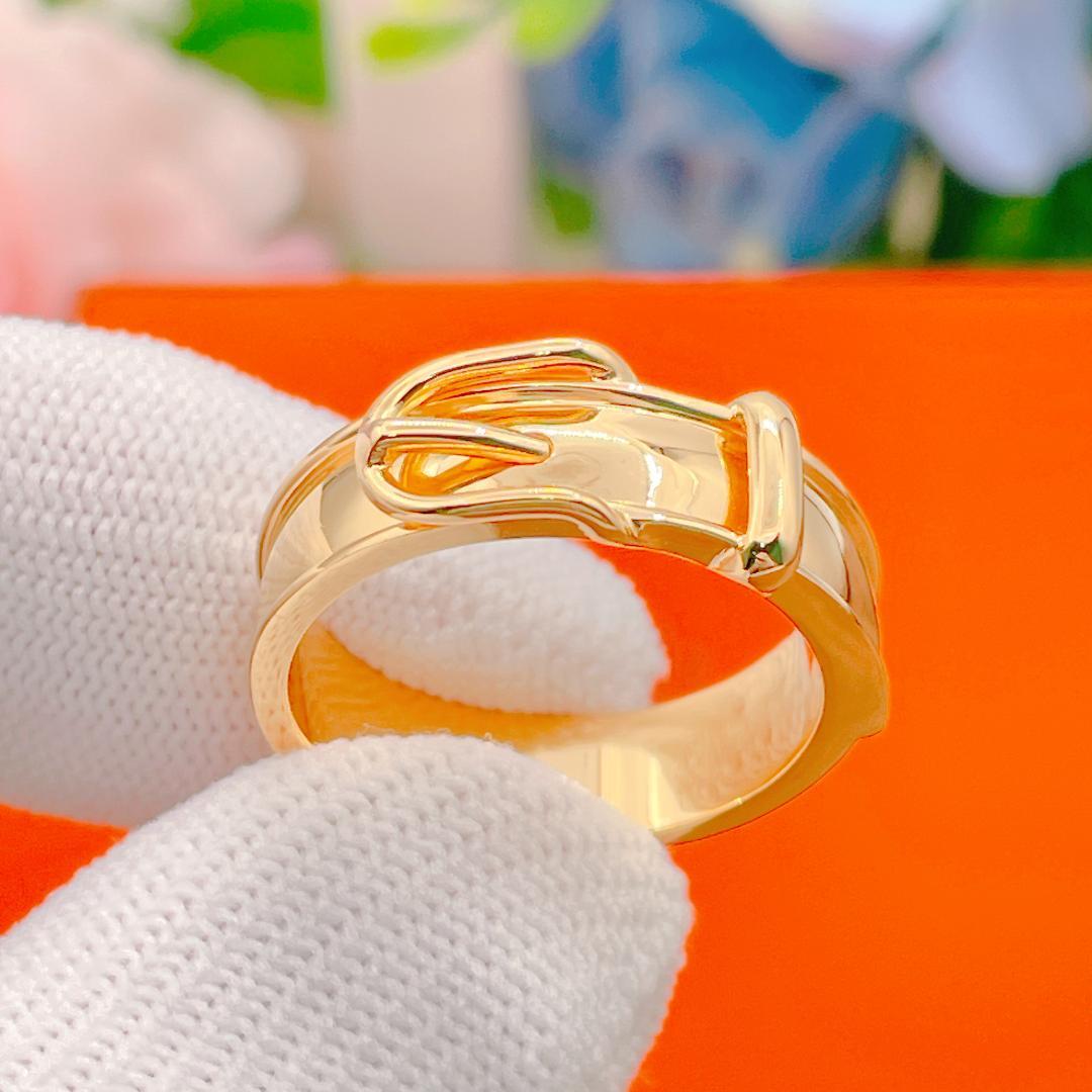 ◇エルメス◇新品仕上済 サンチュール スカーフリング ゴールド ブランド 5.6