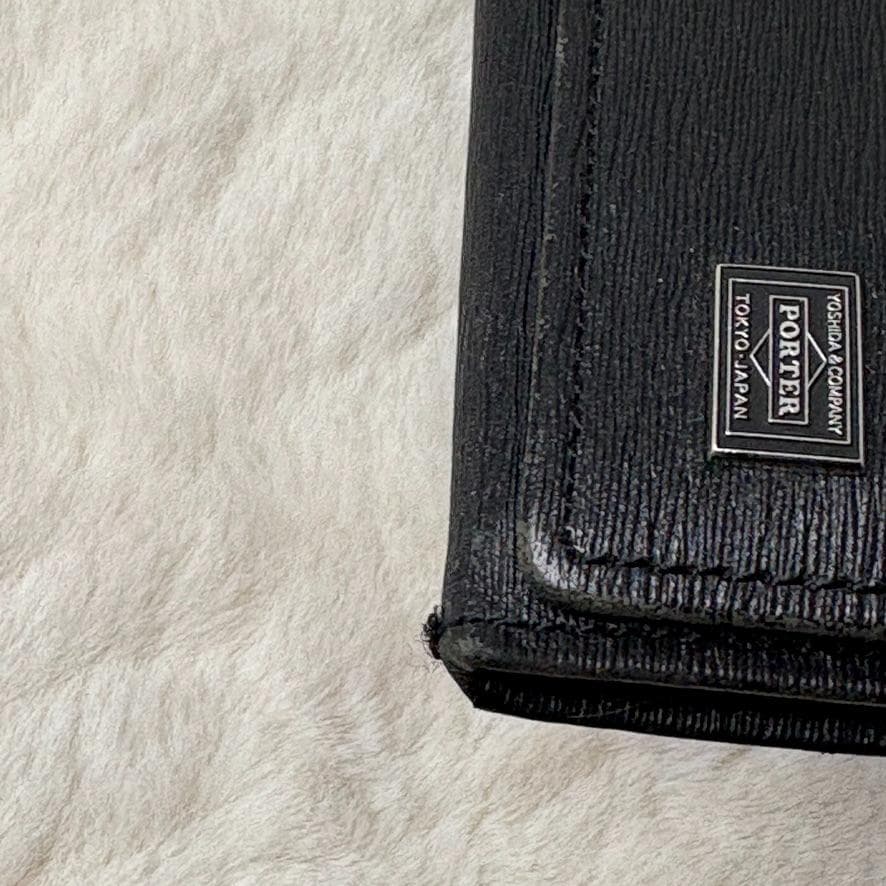 良品　PORTER　ポーター　カレント　CURRENT　財布　黒　ウォレット