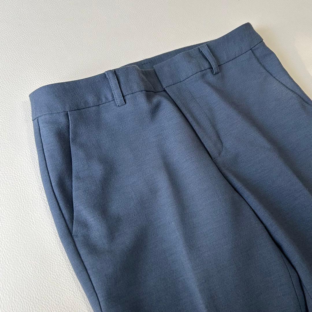 グリーンレーベル セットアップ スーツ ノーラペルジャケット ブルー 36