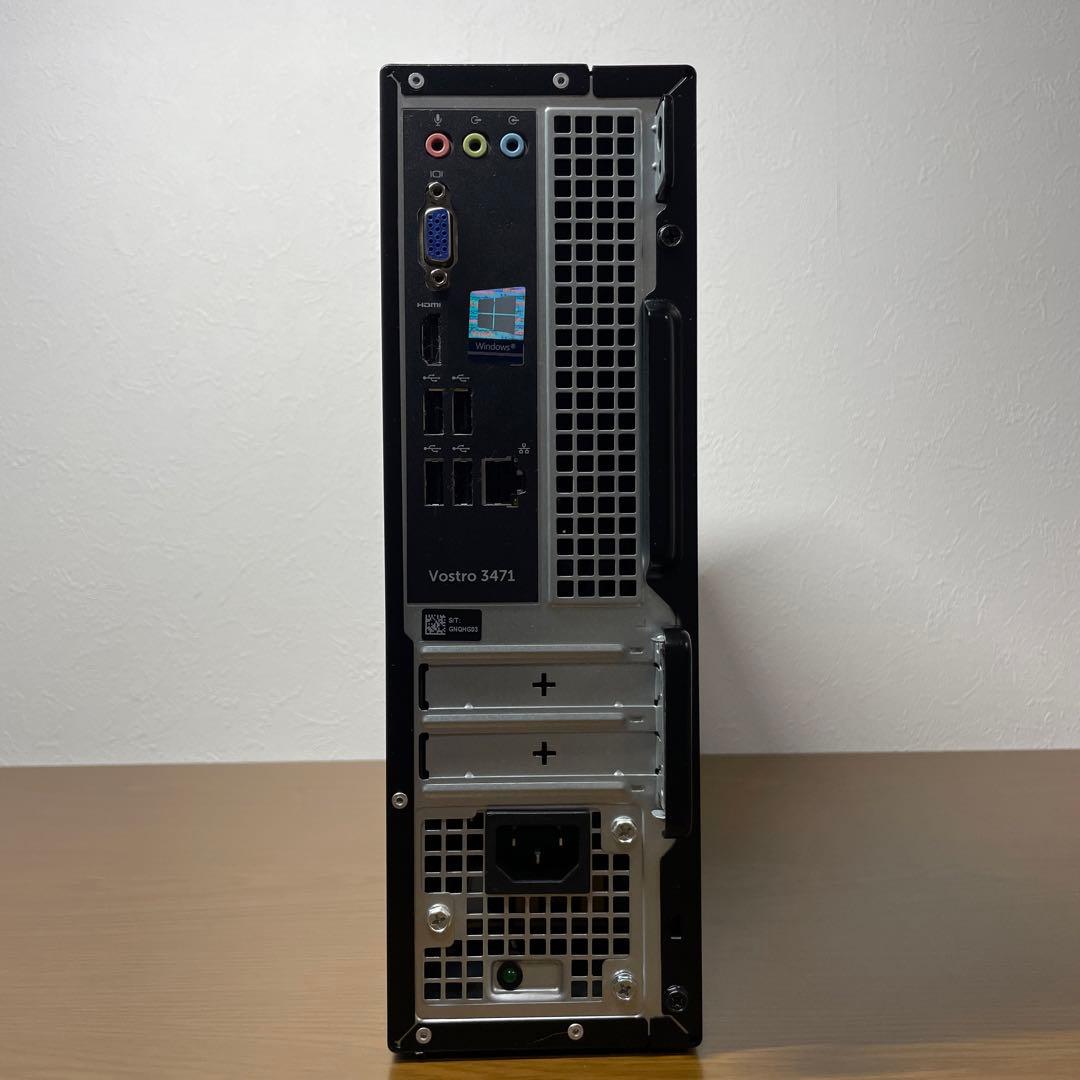 美品DELL デスクトップPC メモリ16GB 新品SSD500GB Win11