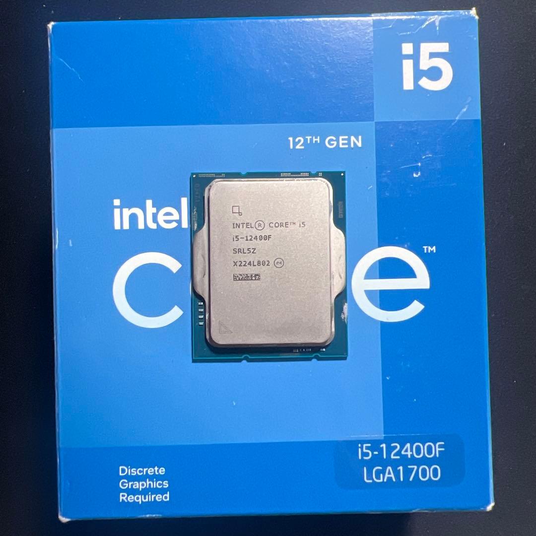 CPU Intel Core i5-12400F 12th GEN CPU