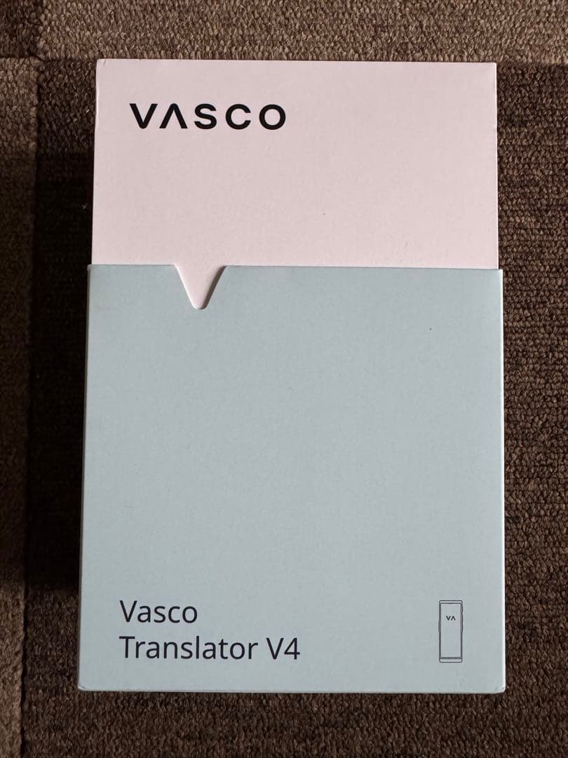 新品未使用Vasco Translator V4 翻訳機　専用ケース・フィルム付
