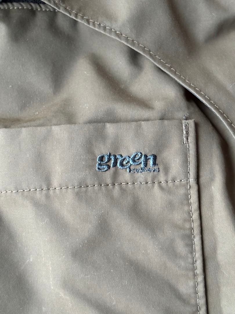 green Clothing Co. ビブパンツ、ダークグレー Lサイズ