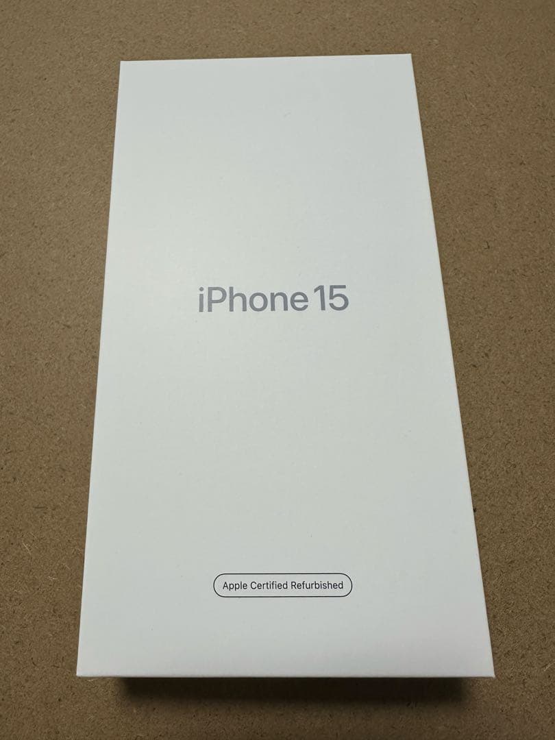 【未開封】Apple iPhone15 128GB ブラック SIMフリー