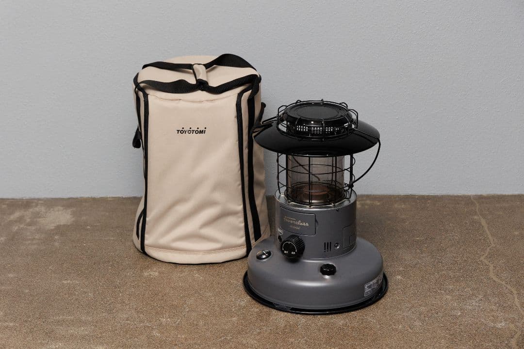 トヨトミ　ラウンドストーブRL-F2500 (H)ダークグレーケース付き美品