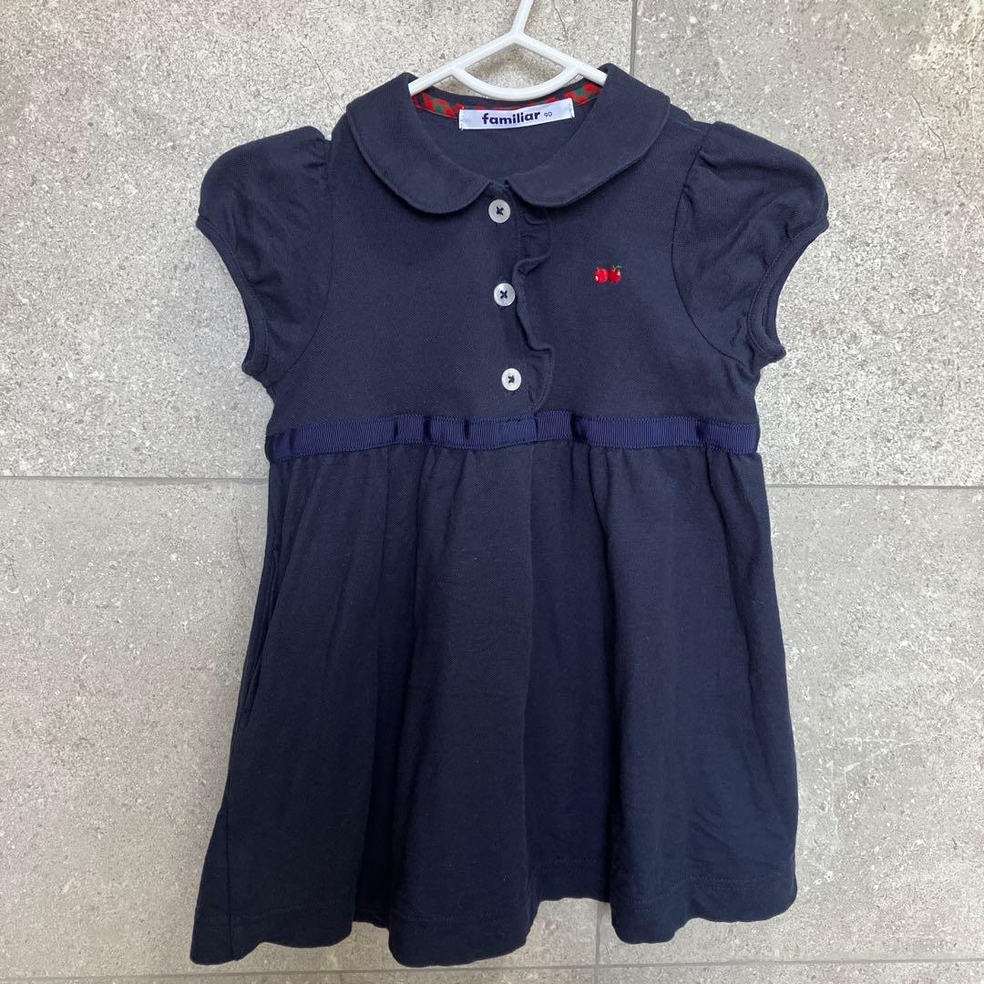 familiar ワンピース 3着セット 90cm