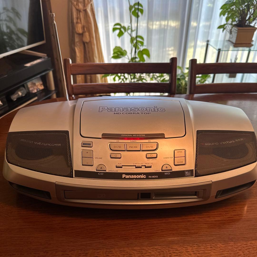 Panasonic RX-MDX3 CD・MD・ラジオコンポ　日本製