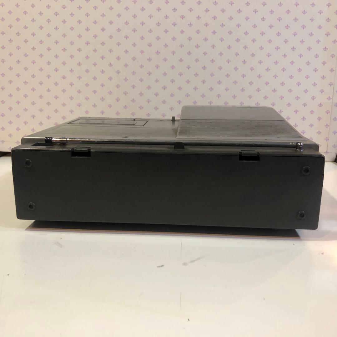 National TH6-X30 ブラウン管TV付 ラジカセ 通電確認済み