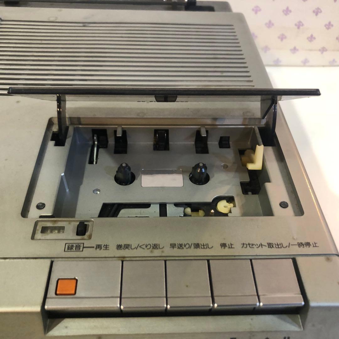 National TH6-X30 ブラウン管TV付 ラジカセ 通電確認済み