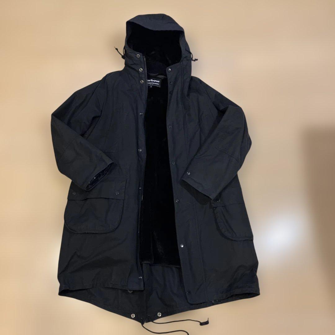 【最終価格】Barbour × engineered garment ネイビーS