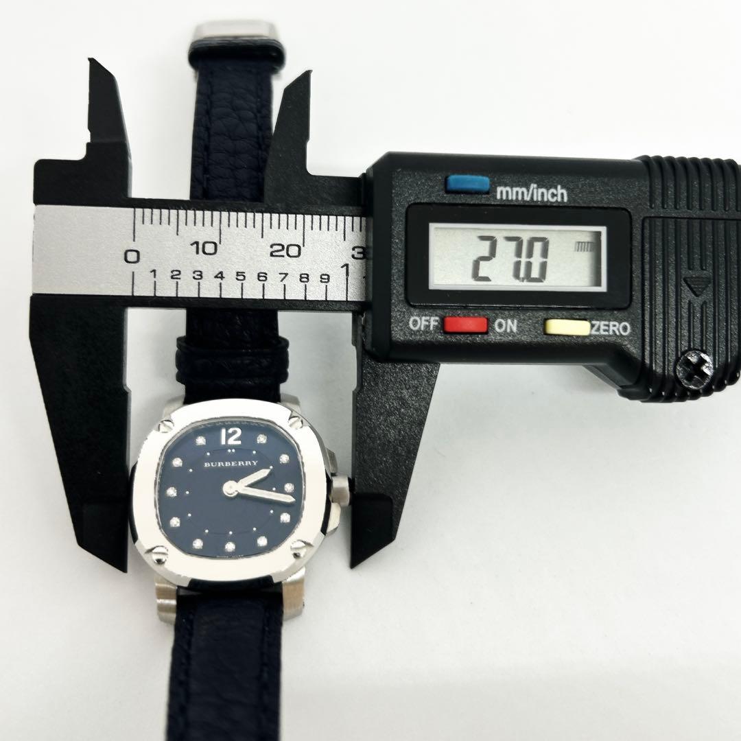 バーバリー 時計 ブリテン ダイヤ クォーツ BURBERRY 美品 箱付